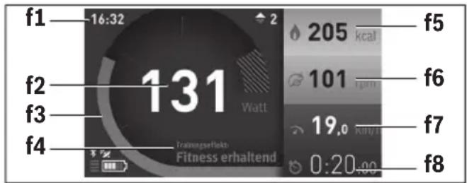 BOSCH Nyon - Driftsmodus «Fitness» - 1