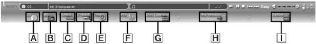 SONY MDSPC3 - Werkbalk - 1