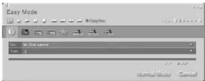 SONY MDSPC3 - Easy-Mode-Fenster - 1