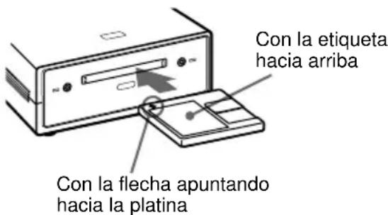 SONY MDSNT1 - Ranura de inserción del minidisco - 1