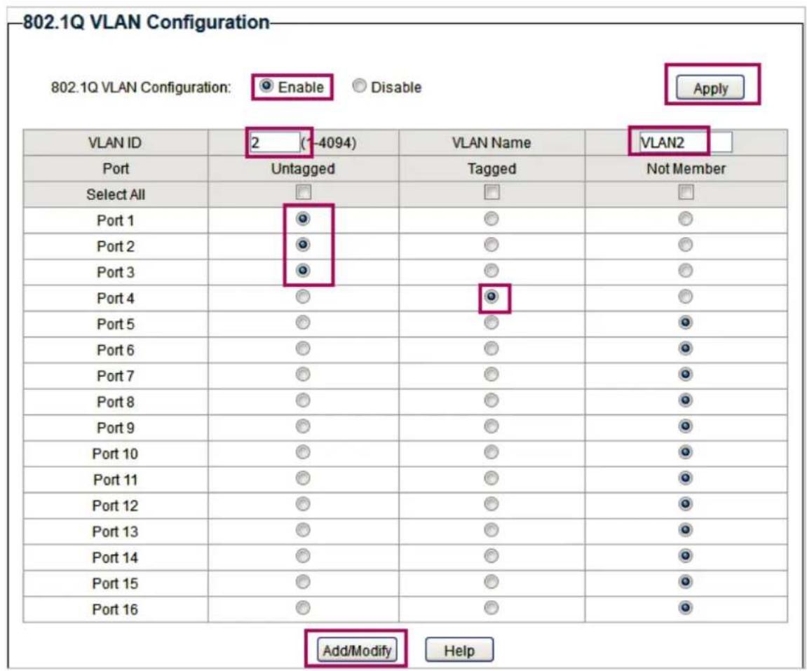 TP-LINK TLSG1016DE - Étapes de configuration - 1