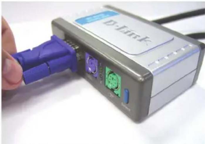 D-LINK DKVM2K - A DKVM-2K csatlakoztatása - 2