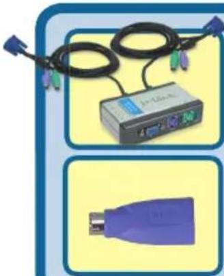 D-LINK DKVM2K - Zawartość opakowania - 1