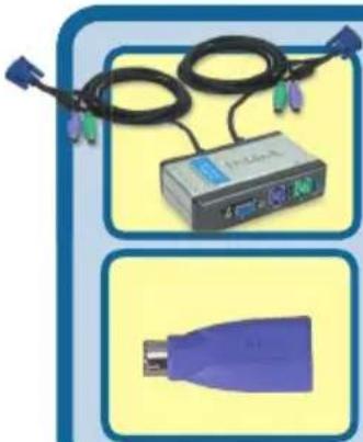 D-LINK DKVM2K - Contenuto del sacchetto - 1