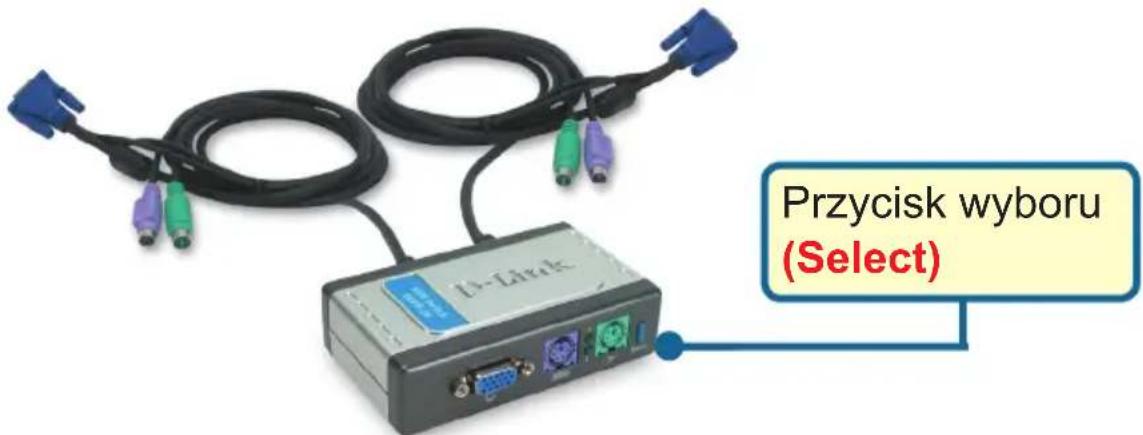 D-LINK DKVM2K - Przelacznie z uzyciem przy.§cznika DKVM-2K - 1