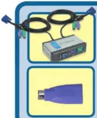 D-LINK DKVM2K - Pakkauksen sisälto - 1