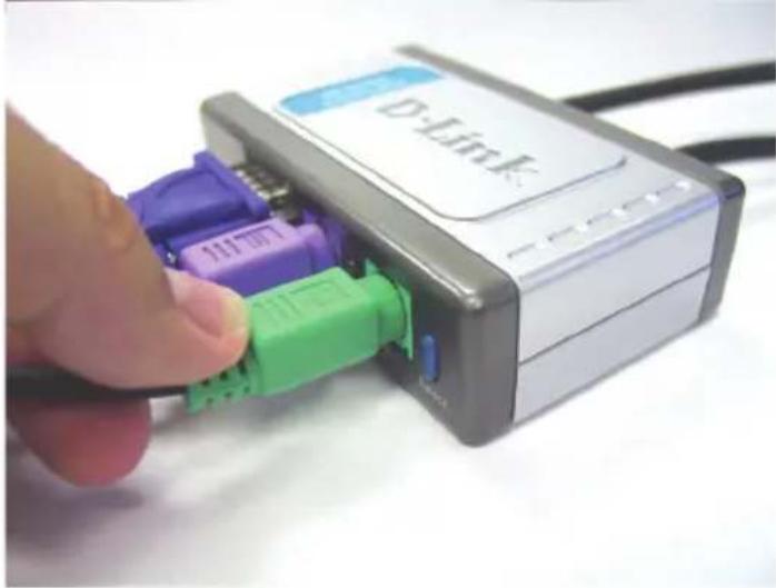 D-LINK DKVM2K - A DKVM-2K csatlakoztatása - 4