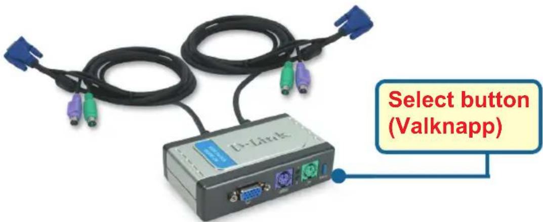 D-LINK DKVM2K - Att växla med din DKVM-2K - 1