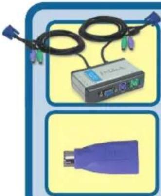 D-LINK DKVM2K - Comprobar el contenido del paquete - 1