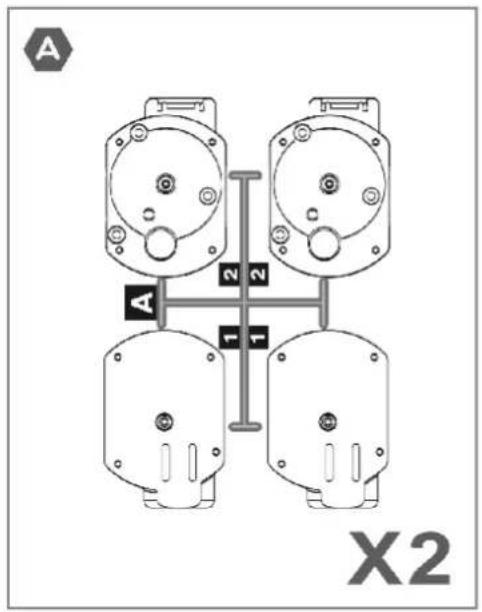 VELLEMAN KSR10 - Pièces en plastique - 1