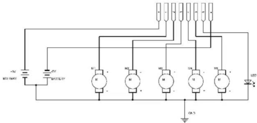 VELLEMAN KSR10 - Schema electrique - 2