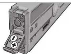 BOSCH GIM 60L - Inserimento/cambio delle batterie per il laser - 1