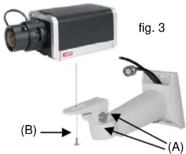 ABUS TV8339 - Montage et réglage de la camera (fig. 3) - 1