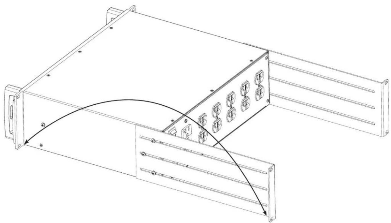 Furman P2400 IT - BASTIDOR DE SOPORTE POSTERIOR (Figura 1.a) - 2