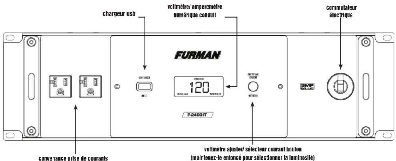 Furman P2400 IT - CHARACTERISTIQUES DU P-2400 IT DE FURMAN - 1