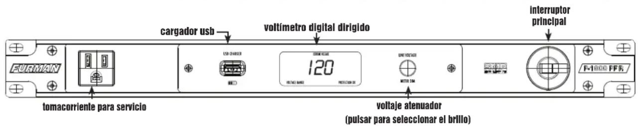 Furman P1800 PF R - esPeCIFACIONes - 1