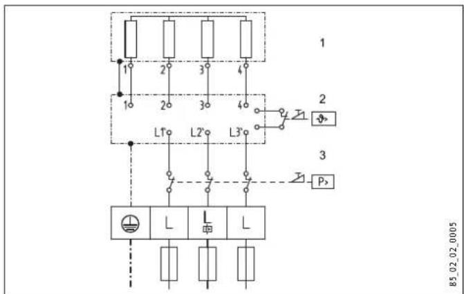 STIEBEL ELTRON DHBE 21 SLi electronic - Schemat polaczenia elektrycznych - 1