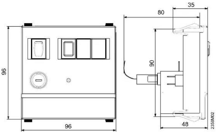 SIEMENS AVS37 - Encombrements - 1