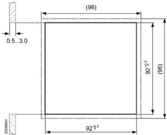 SIEMENS AVS37 - Encombrements - 2