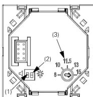 Gira 2381 - Réglages - 2