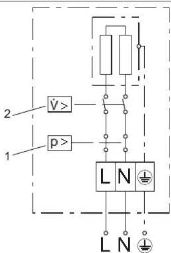AEG MTD 650 - Schéma elektrického zapojení - 1