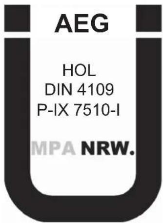 AEG MTD 650 - Label de conformité - 1