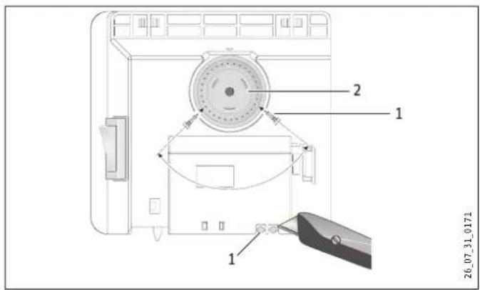 STIEBEL ELTRON CNS 250 F - Begrenzung des Temperatur-Einstellknopfes - 2