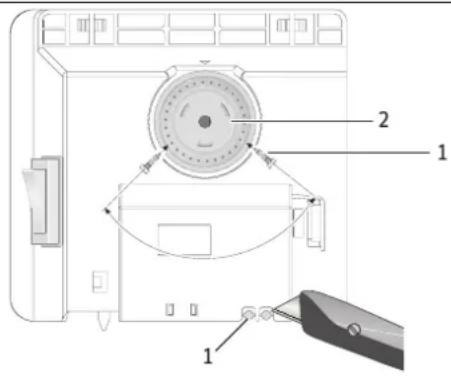 STIEBEL ELTRON CNS 250 F - A hömérsékletbeállító gomb korlátozása - 2