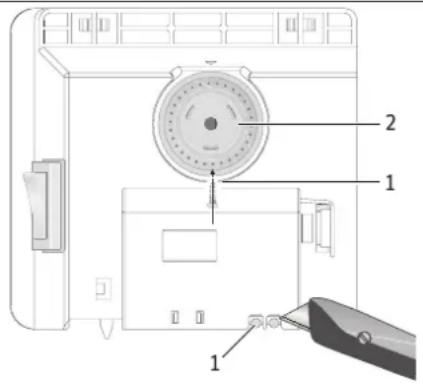 STIEBEL ELTRON CNS 250 F - A hömérsékletbeállító gomb korlátozása - 1