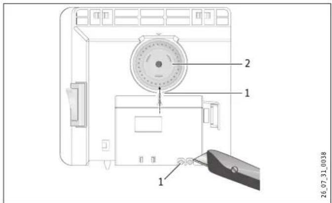 STIEBEL ELTRON CNS 250 F - Limiting the temperature controller - 1