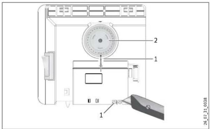 STIEBEL ELTRON CNS 75 F - Begrenzung des Temperaturreglers - 1