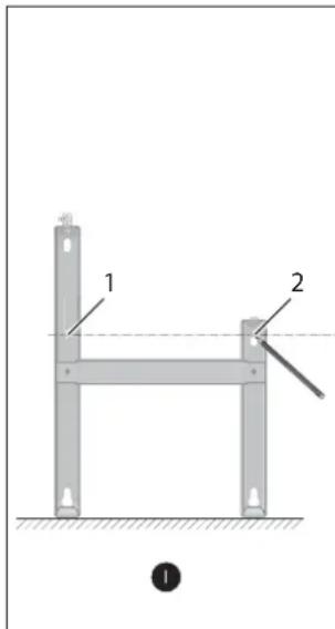 STIEBEL ELTRON CNS 75 F - Монтаж настенного кронштейна - 1
