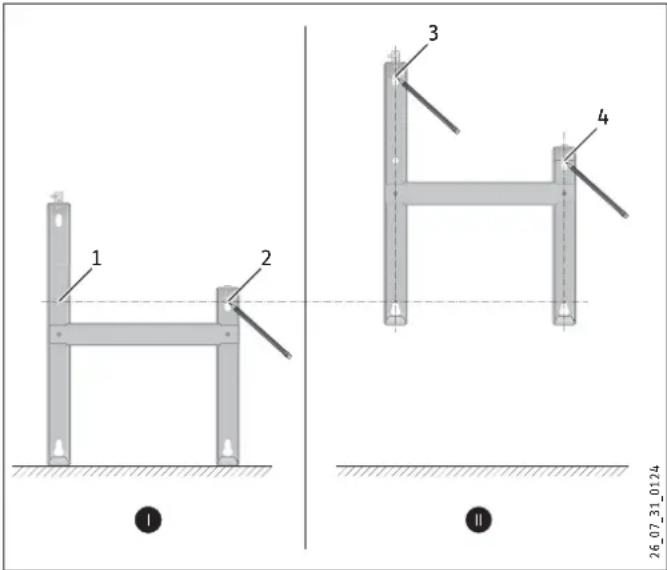 STIEBEL ELTRON CNS 150 F - Montage du support mural - 1