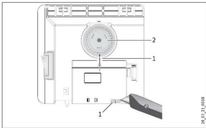 STIEBEL ELTRON CNS 200 F - Limiting the temperature controller - 1