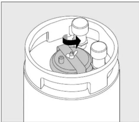 MIELE UG 706080 - Remplir la cartouche vide LP 2800 avec de la résine à usage unique - 1