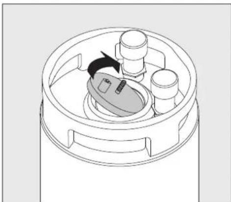 MIELE UG 706080 - Unclamping the lid - 2