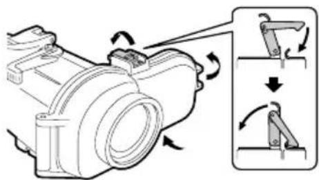 JVC WRMG200 - ⑦ Ajuste el ángulo del monitor de LCD. - 2