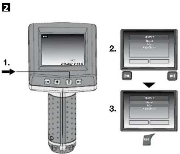Laserliner VideoFlex G2 - Wiedergabe von Bild-/Videoaufnahmen - 2
