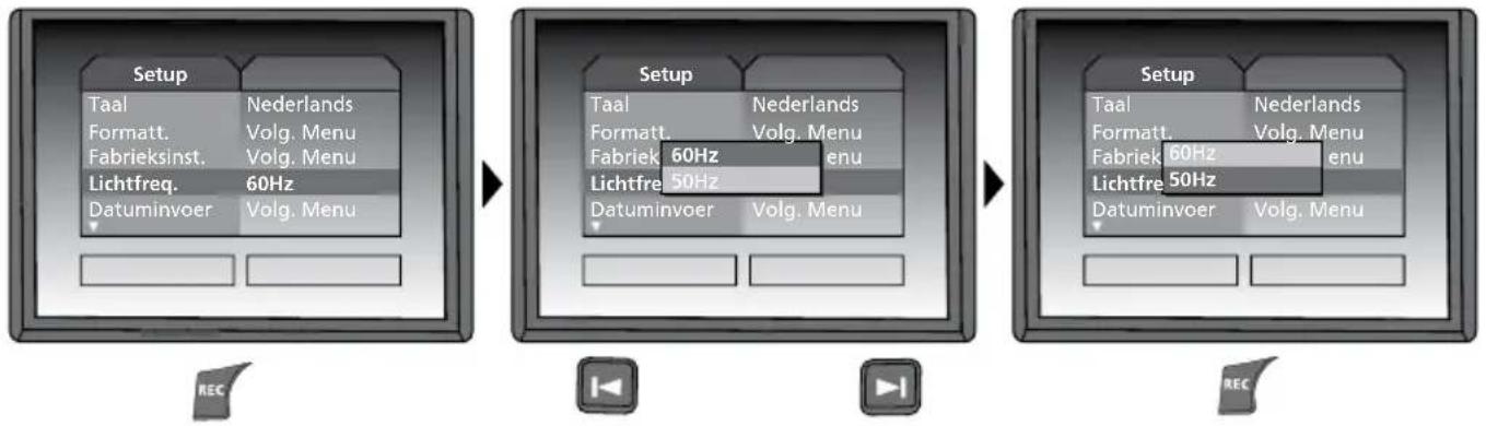 Laserliner VideoFlex G2 - d. Frequentfilter instellen - 1