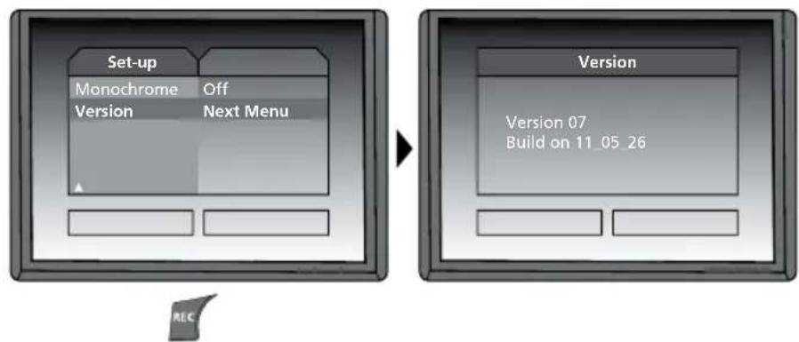Laserliner VideoFlex G2 - g. Software Version - 1