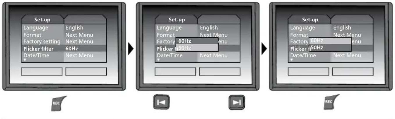 Laserliner VideoFlex G2 - d. Set frequency filter - 1