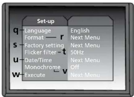 Laserliner VideoFlex G2 - Settings mode - 1
