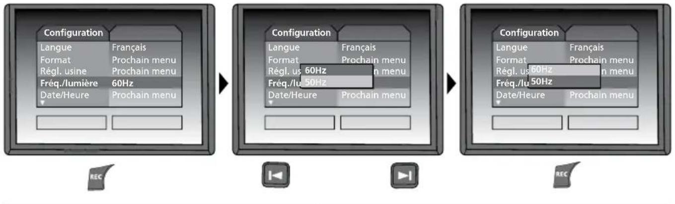 Laserliner VideoFlex G2 - d. Réglage du filtré de fréquence - 1