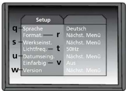 Laserliner VideoFlex G2 - Einstellungsmodus - 1