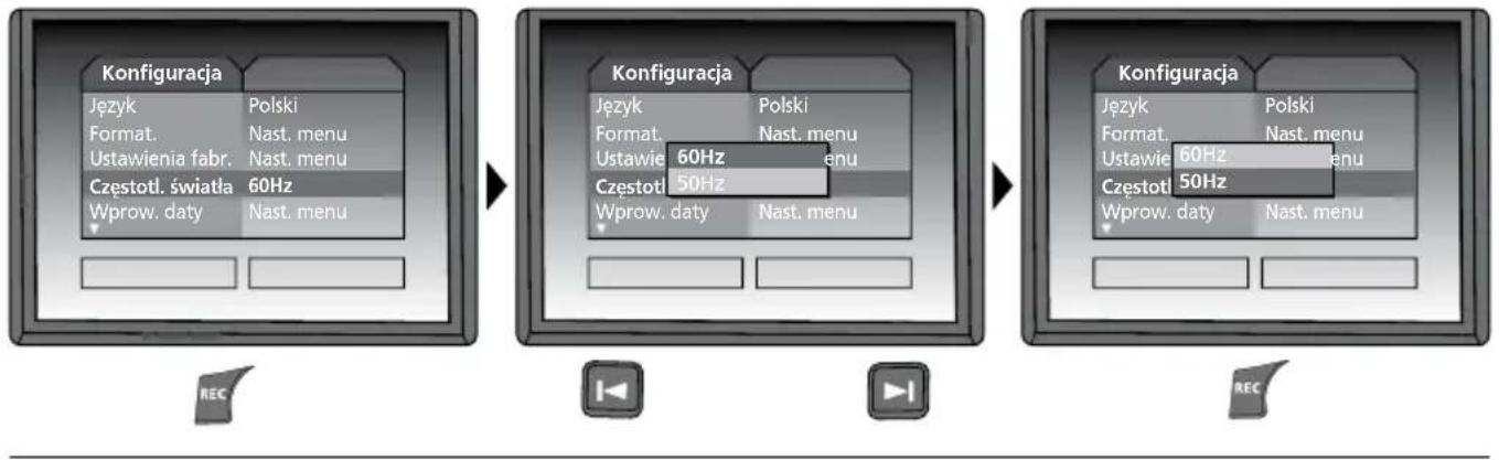 Laserliner VideoFlex G2 - d. Ustawianie filtra czestotliwość - 1