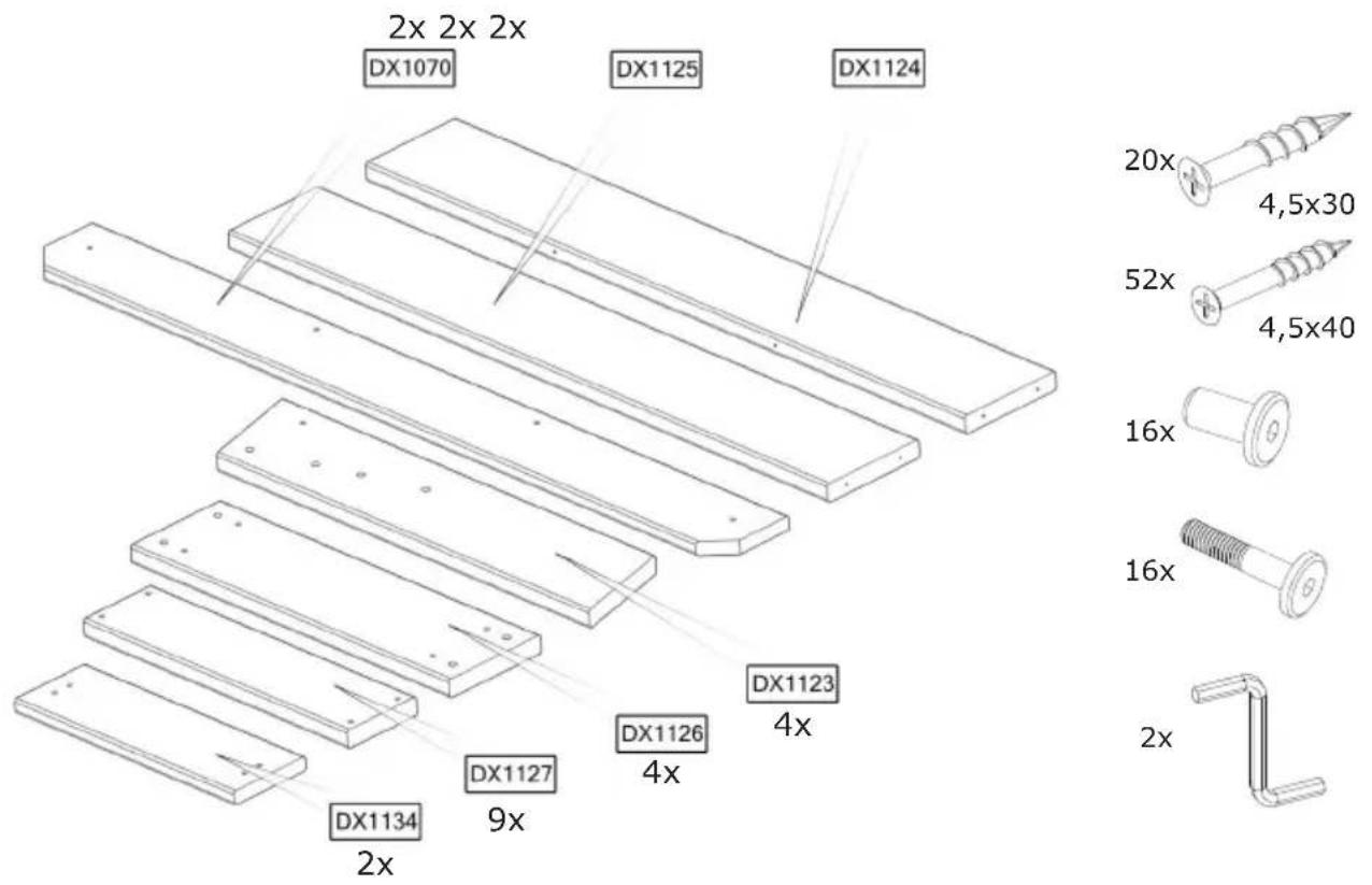 EXIT Aksent Planter Table L Deluxe - Assembly / Montage / Montage / L'assemblage - 1