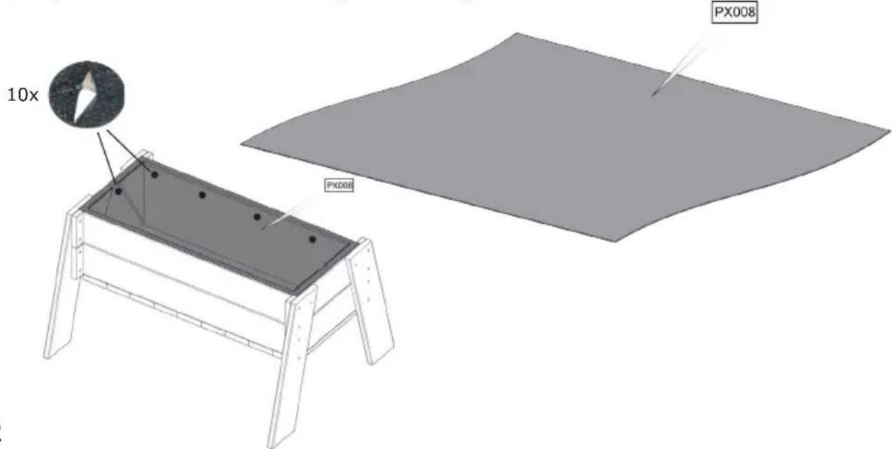 EXIT Aksent Planter Table L Deluxe - Step 5 / Schritt 5 / Stap 5 / Étape 5 - 1