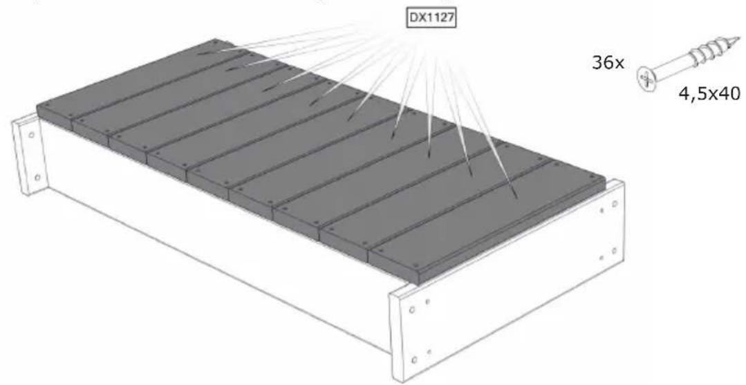 EXIT Aksent Planter Table L Deluxe - Step 2 / Schritt 2 / Stap 2 / Étape 2 - 1