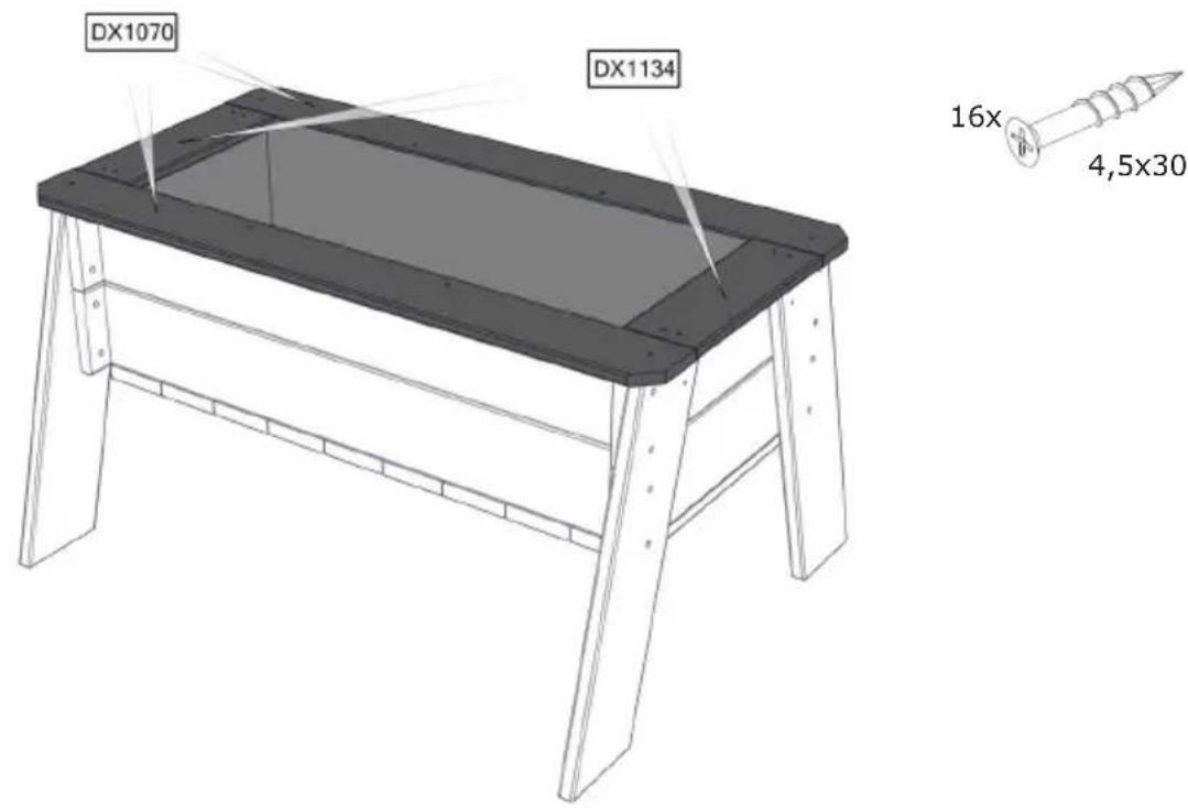 EXIT Aksent Planter Table L Deluxe - Step 5 / Schritt 5 / Stap 5 / Étape 5 - 2