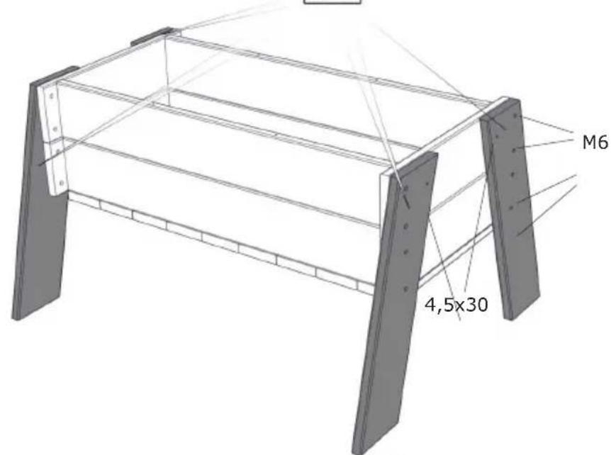 EXIT Aksent Planter Table L Deluxe - Step 4 / Schritt 4 / Stap 4 / Étape 4 - 2